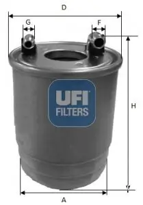 Kraftstofffilter UFI 24.112.00 Bild Kraftstofffilter UFI 24.112.00