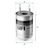 Kraftstofffilter UFI 24.113.00