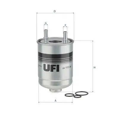 Kraftstofffilter UFI 24.113.00