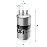 Kraftstofffilter UFI 24.115.00