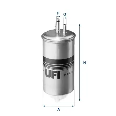 Kraftstofffilter UFI 24.116.00