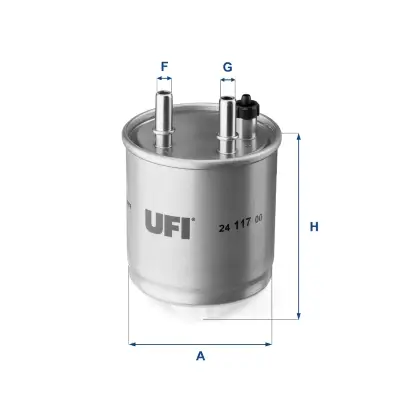 Kraftstofffilter UFI 24.117.00 Bild Kraftstofffilter UFI 24.117.00