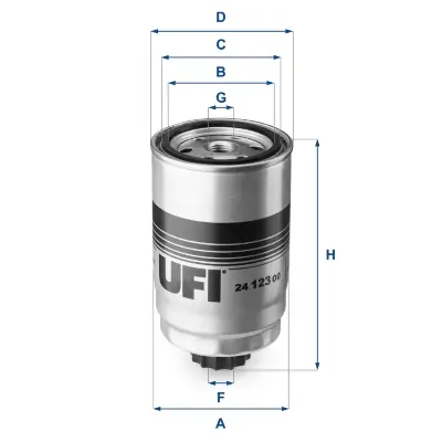 Kraftstofffilter UFI 24.123.00