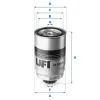 Kraftstofffilter UFI 24.123.00