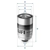 Kraftstofffilter UFI 24.123.00
