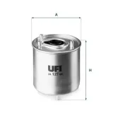 Kraftstofffilter UFI 24.127.00