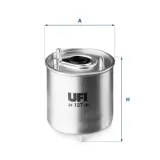 Kraftstofffilter UFI 24.127.00