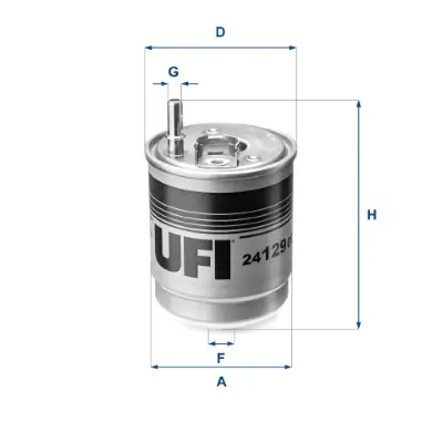 Kraftstofffilter UFI 24.129.00 Bild Kraftstofffilter UFI 24.129.00