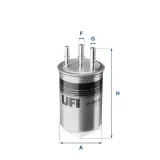 Kraftstofffilter UFI 24.131.00