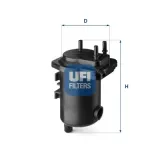 Kraftstofffilter UFI 24.132.00