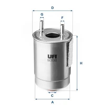 Kraftstofffilter UFI 24.147.00 Bild Kraftstofffilter UFI 24.147.00