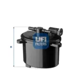 Kraftstofffilter UFI 24.156.00