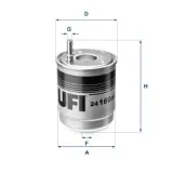 Kraftstofffilter UFI 24.160.00