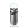 Kraftstofffilter UFI 24.344.00