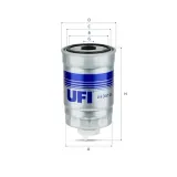 Kraftstofffilter UFI 24.351.00