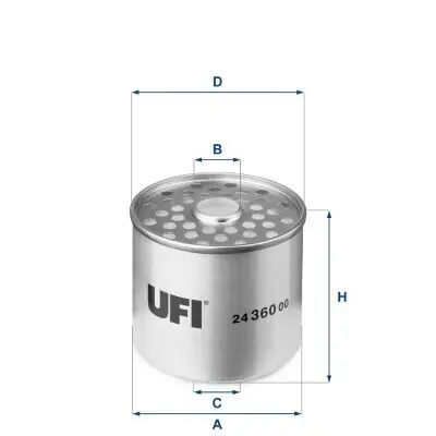 Kraftstofffilter UFI 24.360.00 Bild Kraftstofffilter UFI 24.360.00