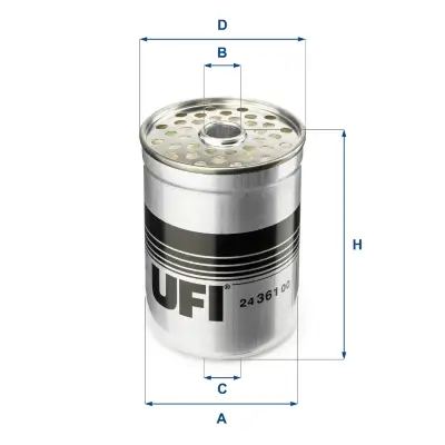 Kraftstofffilter UFI 24.361.00 Bild Kraftstofffilter UFI 24.361.00