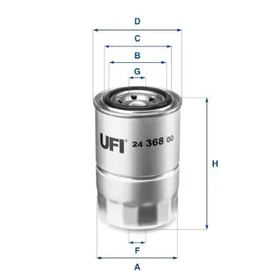 Kraftstofffilter UFI 24.368.00 Bild Kraftstofffilter UFI 24.368.00