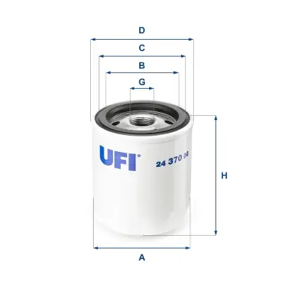Kraftstofffilter UFI 24.370.00 Bild Kraftstofffilter UFI 24.370.00