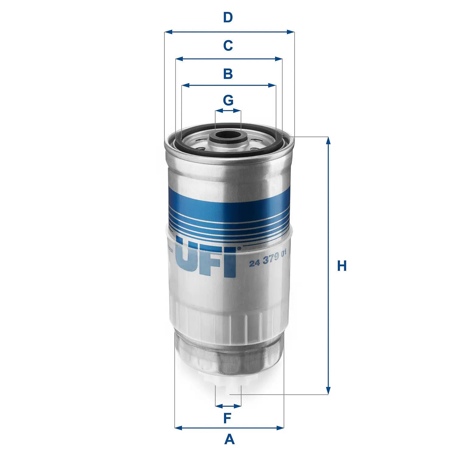 Kraftstofffilter UFI 24.379.01