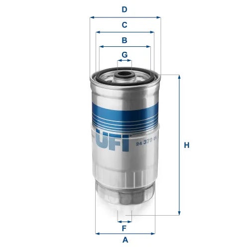 Kraftstofffilter UFI 24.379.01 Bild Kraftstofffilter UFI 24.379.01