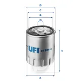 Kraftstofffilter UFI 24.384.00