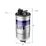 Kraftstofffilter UFI 24.391.00