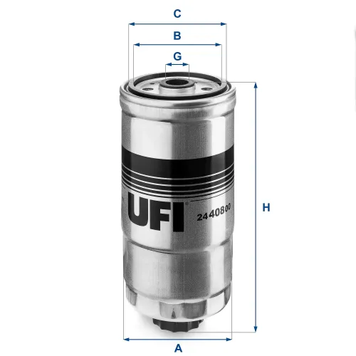 Kraftstofffilter UFI 24.408.00 Bild Kraftstofffilter UFI 24.408.00