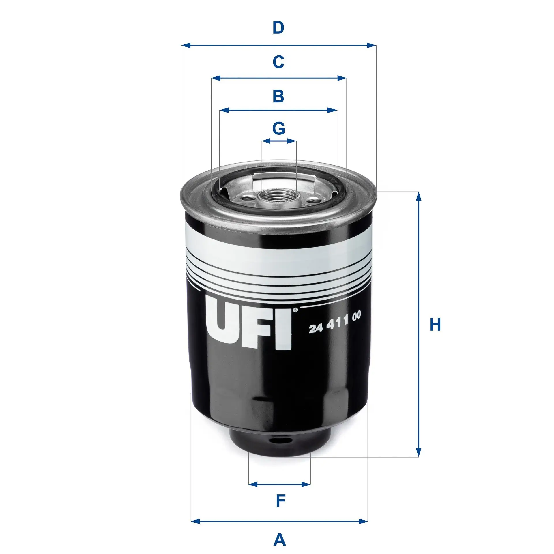 Kraftstofffilter UFI 24.411.00