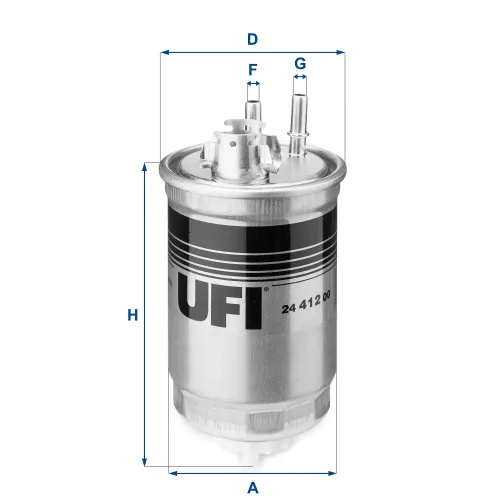 Kraftstofffilter UFI 24.412.00 Bild Kraftstofffilter UFI 24.412.00