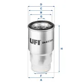 Kraftstofffilter UFI 24.413.00