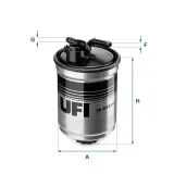 Kraftstofffilter UFI 24.415.00