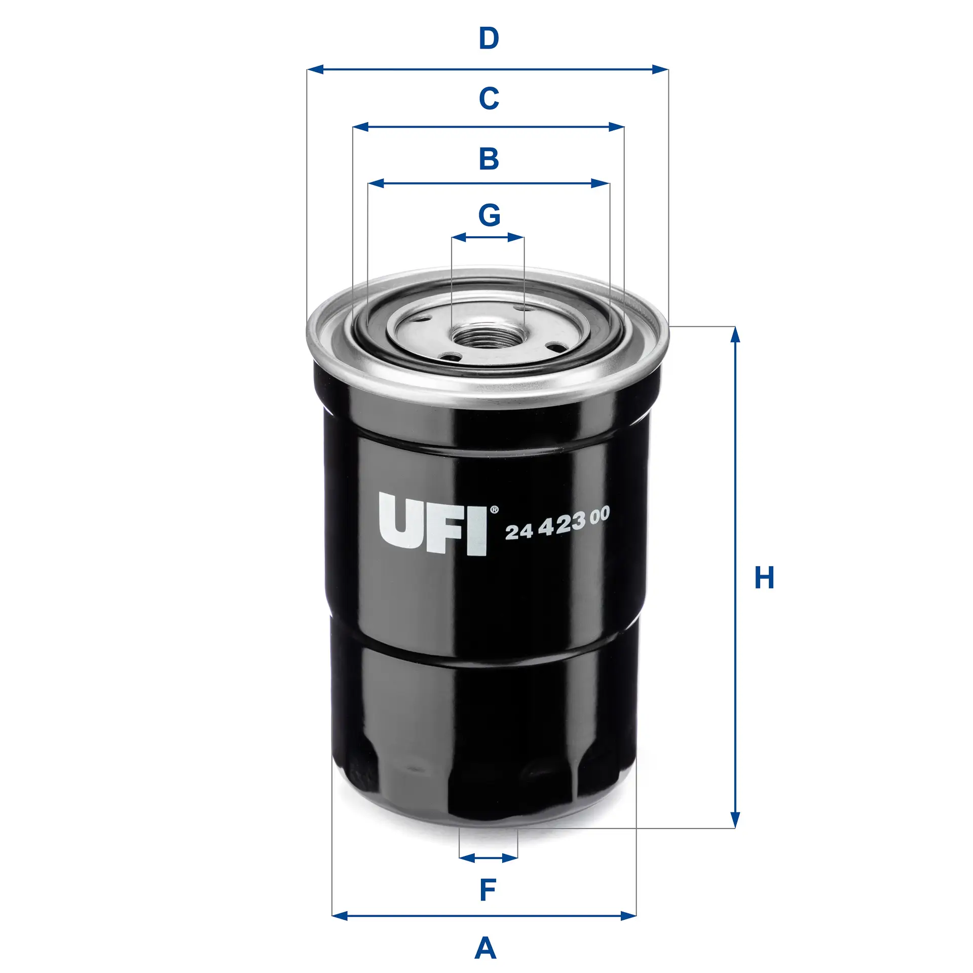 Kraftstofffilter UFI 24.423.00