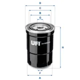 Kraftstofffilter UFI 24.423.00