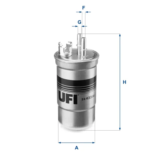 Kraftstofffilter UFI 24.433.00 Bild Kraftstofffilter UFI 24.433.00