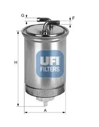 Kraftstofffilter UFI 24.435.00 Bild Kraftstofffilter UFI 24.435.00