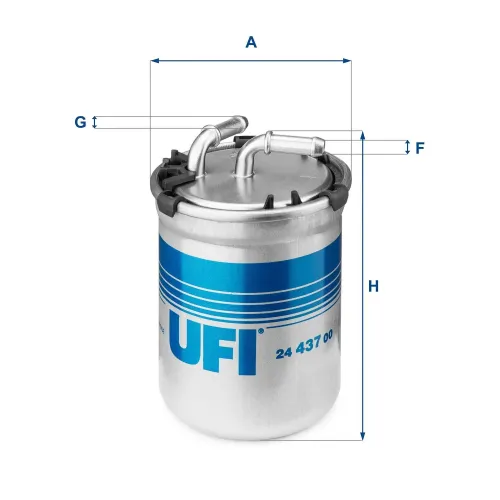 Kraftstofffilter UFI 24.437.00 Bild Kraftstofffilter UFI 24.437.00