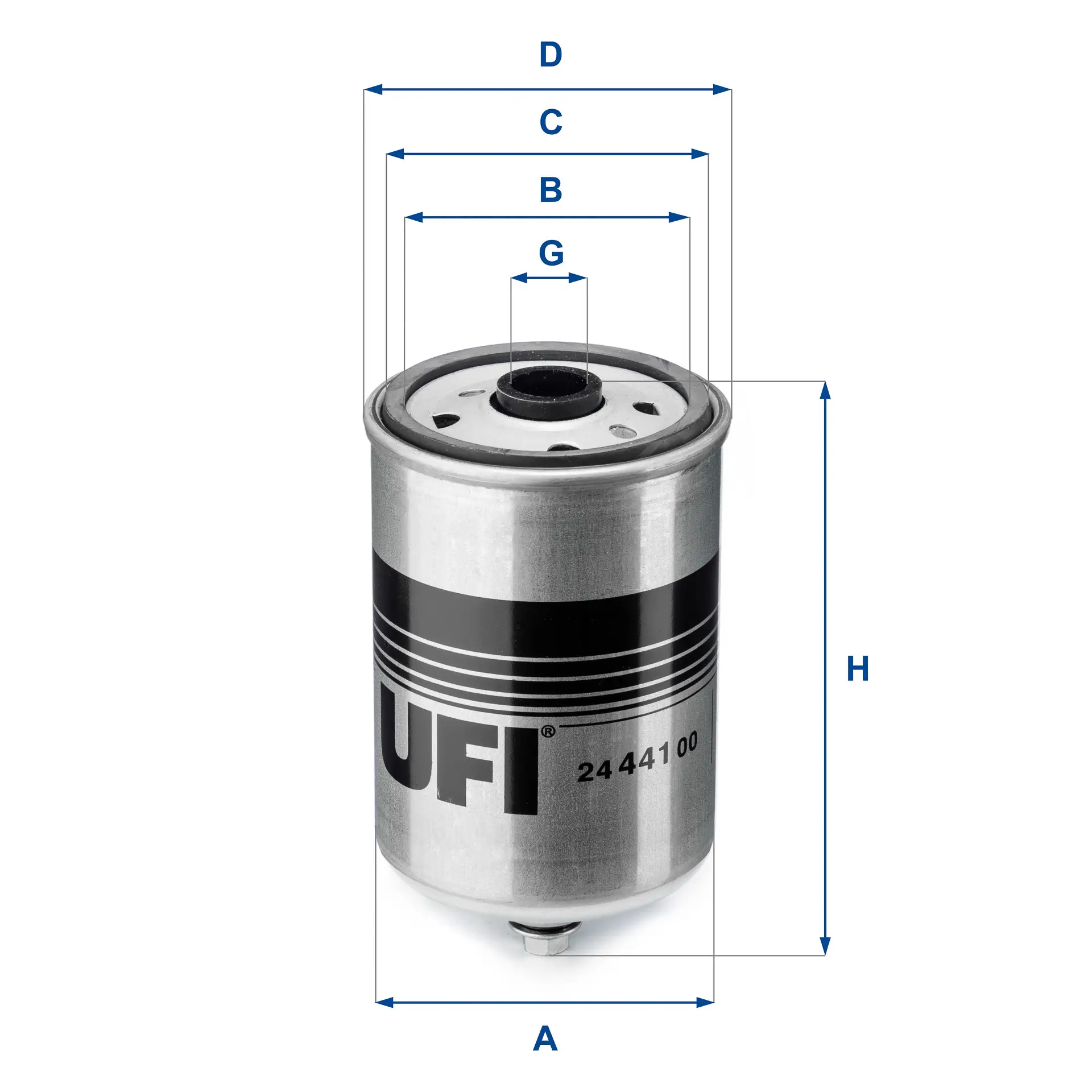 Kraftstofffilter UFI 24.441.00