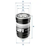 Kraftstofffilter UFI 24.443.00