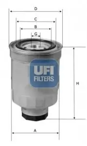 Kraftstofffilter UFI 24.446.01