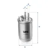 Kraftstofffilter UFI 24.450.00