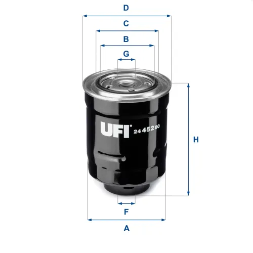 Kraftstofffilter UFI 24.452.00 Bild Kraftstofffilter UFI 24.452.00