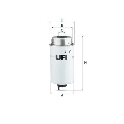 Kraftstofffilter UFI 24.457.00 Bild Kraftstofffilter UFI 24.457.00