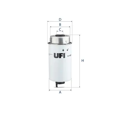Kraftstofffilter UFI 24.457.00 Bild Kraftstofffilter UFI 24.457.00