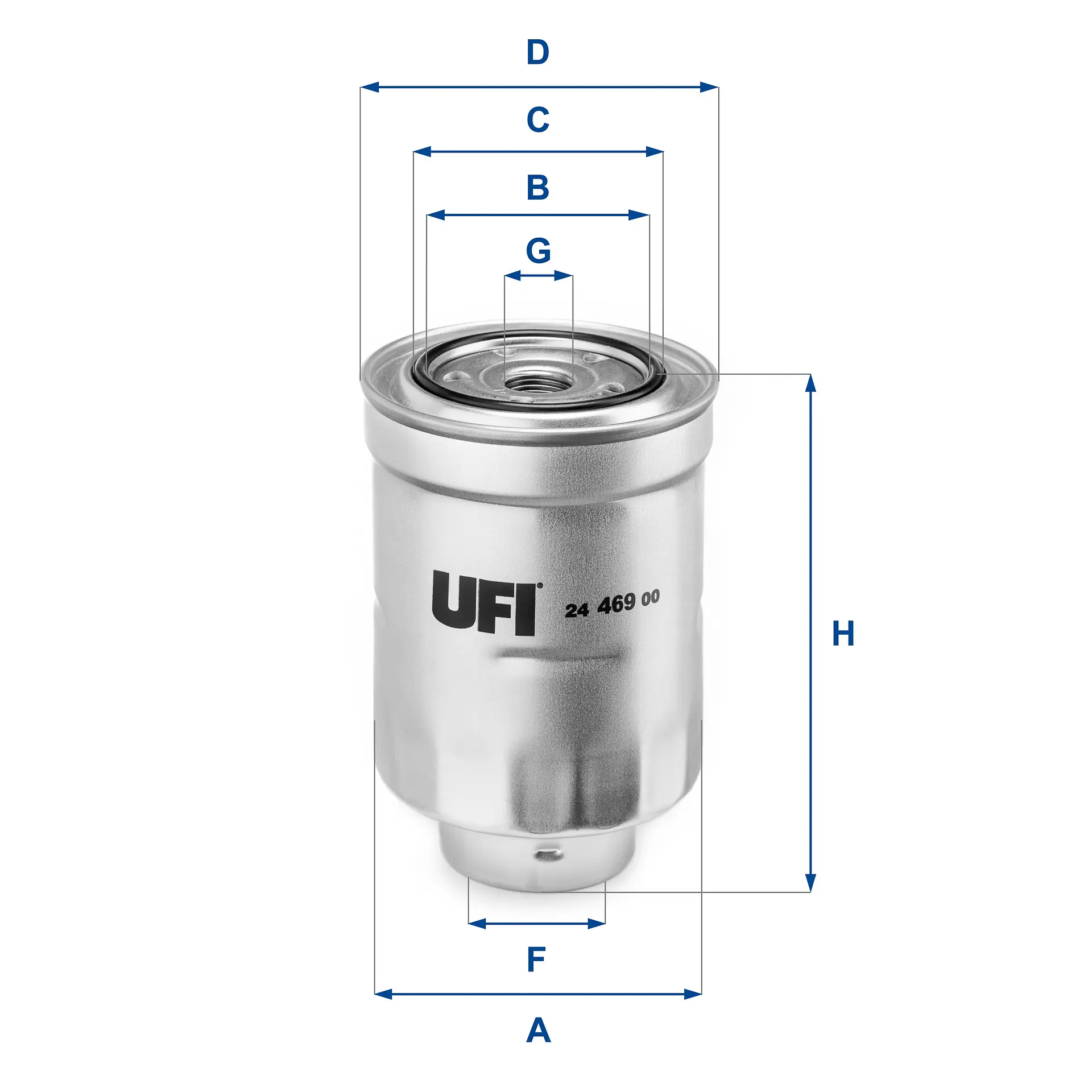 Kraftstofffilter UFI 24.469.00