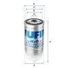 Kraftstofffilter UFI 24.H2O.07