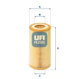 Ölfilter UFI 25.001.00