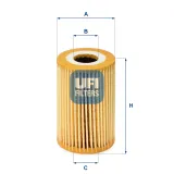 Ölfilter UFI 25.014.00