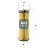 Ölfilter UFI 25.019.00