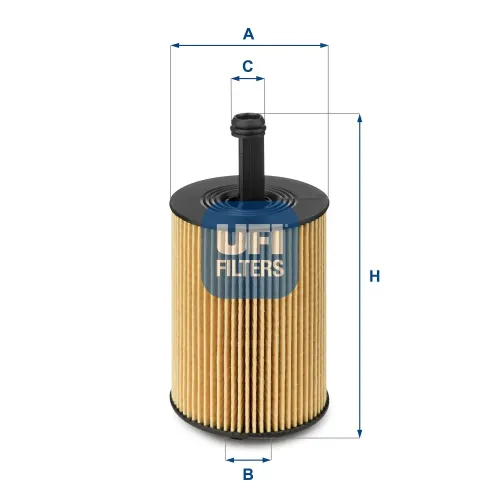 Ölfilter UFI 25.023.00 Bild Ölfilter UFI 25.023.00